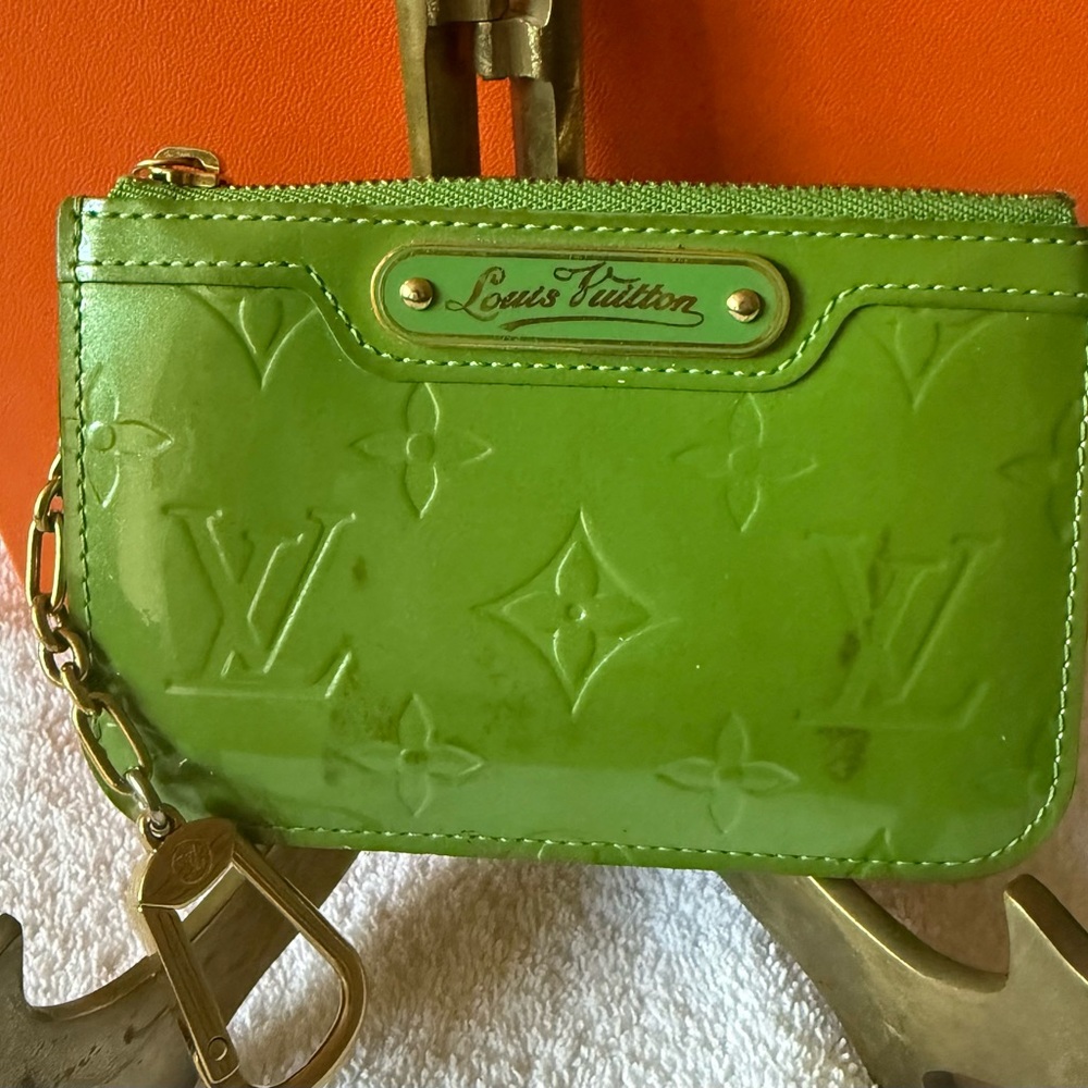 Louis Vuitton Green Monogram Clutch